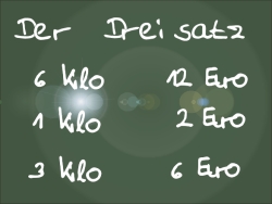 Titelbild Therapiemodul REWI Rechnen 3 Dreisatz